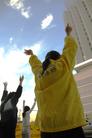 Published on 11/8/2005 坚持在纽约中领馆前的法轮功（图）