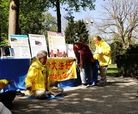 法轮功,瑞士法轮功学员纪念四二五和平上访 【明慧网】