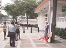 中使馆干扰马国学员烛光悼念（图）