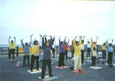 Published on 5/8/2002 台湾基隆和平岛的法轮功周末（图）
