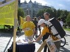Published on 7/23/2011 法轮功,七二零　挪威法轮功学员反迫害、讲真相（图） - 法轮大法明慧网
