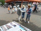 法轮功,图片报道：荷兰莱茵河畔的声援 【明慧网】
