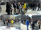 法轮功,图片报道：荷兰达姆广场上讲真相一景 【明慧网】
