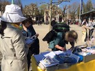 法轮功,在荷兰国立博物馆广场前介绍法轮功 【明慧网】