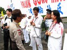 Published on 12/10/2007 法轮功,印尼法轮功学员参加国际人权日游行（图）