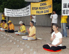 Published on 3/21/2008 西澳学员抗议中共利用奥运加剧迫害法轮功（图）