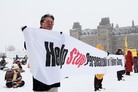 Published on 2/3/2012 法轮功,风雪中的呼唤（图） - 法轮大法明慧网
