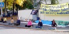 Published on 10/14/2008 慕尼黑中领馆前的制止迫害活动（图）