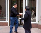 Published on 12/10/2006 法轮功,波士顿学员抗议新加坡滥用法律迫害法轮功（图）