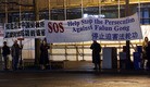 Published on 11/16/2008 法轮功,胡抵华府　法轮功吁停止迫害、惩办元凶（图）