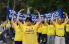 Published on 9/28/2011 法轮功,联合国峰会纽约召开 法轮功学员吁制止迫害（图） - 法轮大法明慧网
