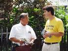 Published on 9/2/2004 2004年8月30日共和党全代会开幕日 法轮功新闻发布会讲真相