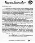 加拿大协和大学学生会代表两万九千名学生致函总理克雷蒂安：我们加拿大人有责任以最强烈的措辞反对这一迫害
