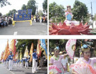 Published on 8/27/2008 法轮功学员参加印尼新亚拉佳市的建市游行（图）