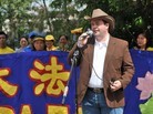 法轮功,法轮功学员卡城游行　多位政要到场支持（图）