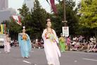 Published on 7/7/2003 法轮功参加费城美国独立节游行（图）
