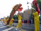 Published on 9/4/2003 纽约大法弟子参加盛大游行　观众赞扬如潮（图）
