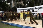 Published on 9/8/2007 法轮功,「中共必须立即停止屠杀」集会游行成APEC场外焦点（图）