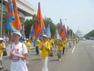 Published on 7/23/2004 世界各地法轮功学员聚集华盛顿　系列活动呼吁停止迫害制止恐怖（图）
