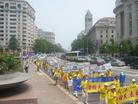 Published on 7/23/2004 世界各地法轮功学员聚集华盛顿　系列活动呼吁停止迫害制止恐怖（图）
