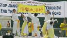 Published on 7/23/2004 世界各地法轮功学员聚集华盛顿　系列活动呼吁停止迫害制止恐怖（图）
