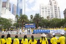 Published on 10/16/2015 法轮功,洛杉矶集会谴责迫害　呼吁法办江泽民 【明慧网】
