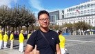 Published on 10/24/2016 法轮功,旧金山市政厅前排出“法轮图形” 【明慧网】
