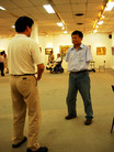 Published on 7/28/2006 台湾口足画家同声谴责中共戕害生命（图）