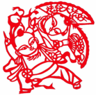 Published on 2/6/2008 剪纸：法轮大法好
