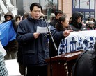 法轮功,纽约集会　庆五千万民众退出中共（图）