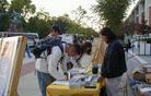 Published on 10/11/2003 美国罗特格斯大学师生踊跃签名声援营救李祥春
