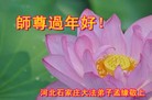法轮功,石家庄大法弟子恭祝师尊新年快乐(30条)
