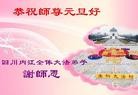 法轮功,四川大法弟子恭祝师尊元旦快乐(27条)

