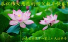 法轮功,山东大法弟子恭祝师尊新年快乐(25条)
