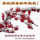 法轮功,西安大法弟子恭祝师尊新年好(21条)