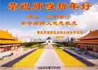 法轮功,重庆大法弟子恭祝师尊新年好(20条)