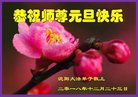 法轮功,沈阳大法弟子恭祝师尊新年好(23条)