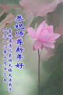 法轮功,吉林省大法弟子恭祝师尊新年好(24条)