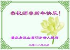 法轮功,重庆大法弟子恭祝师尊新年好(21条)