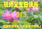 法轮功,沈阳大法弟子恭贺世界法轮大法日暨师尊华诞(26条)