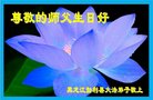 法轮功,黑龙江大法弟子恭贺世界法轮大法日暨师尊华诞(19条)