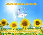 法轮功,西安大法弟子恭贺世界法轮大法日暨师尊华诞(20条)