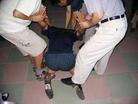 Published on 8/25/2004 吉林市昌邑公安分局运河里派出所对我的刑讯逼供---演示酷刑