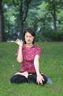法轮功学员示范第五套功法