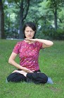 法轮功学员示范第五套功法
