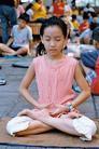 2003年台湾北区法会顺利召开　二千多名学员代表参加--图为小弟子练功