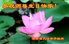法轮功,湖南大法弟子恭贺世界法轮大法日暨师尊华诞(24条)
