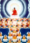 法身---长春法轮大法书画展参展作品<br>长春学员于1997年以举办法轮大法书画展的形式表达对法轮大法的热爱和对师父的崇敬 及修炼后思想境界升华的真心感受