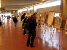 法轮功画展　感动西门菲沙大学师生