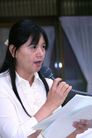 台湾台南县议会通过谴责中共活摘器官案 图为提案谴责中共活摘器官暴行的曾王雅云议员